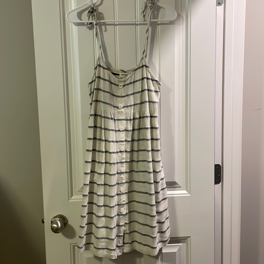 UpWest Striped Linen dress
